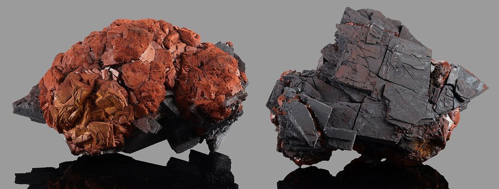 Siderit és mangán Kristályklaszter- 634 g - (1) #2.1