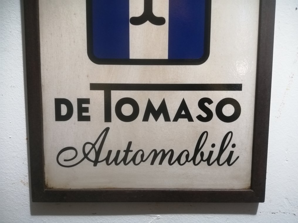 De Tomaso - De tomaso - Reklámtábla - 1960 - Vas #4.3