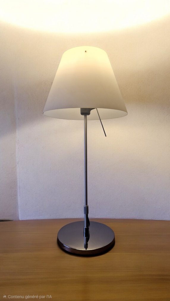 Luceplan - Paolo Rizzatto - Table lamp - D13pi - Aluminium, Polycarbonate - Costanzina #1.0
