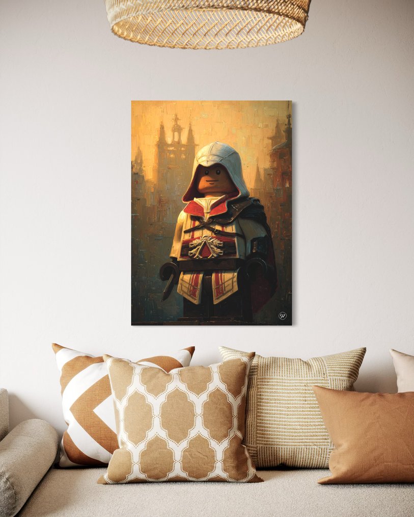 SDIMART - Ezio Auditore Assassin's Creed Lego Style Limited Edition #1.0