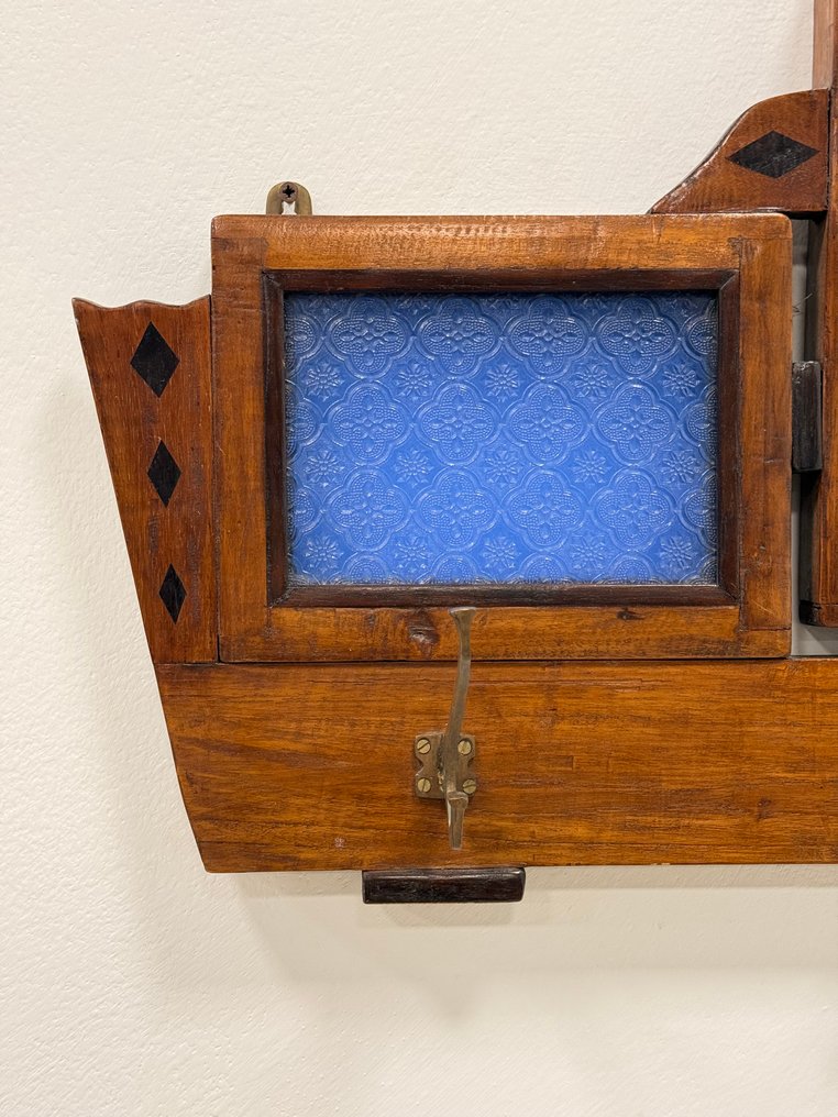 衣帽架 - 木, 玻璃, 金属 - Art Decò #3.2