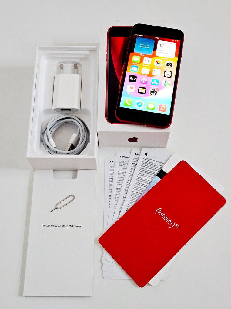 Apple iPhone SE 2nd Red Product 64Go 2020 - iPhone (1) - 帶原裝盒 #1.0