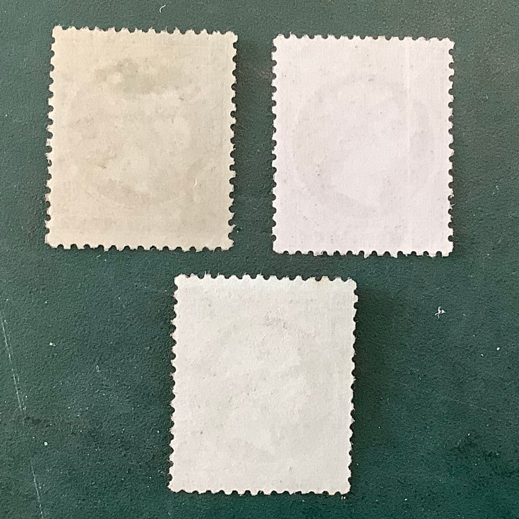 法國 1862 - 1美分拿破仑帝国，具有三种色调。 - Yvert 19, 19a en 19c #1.0