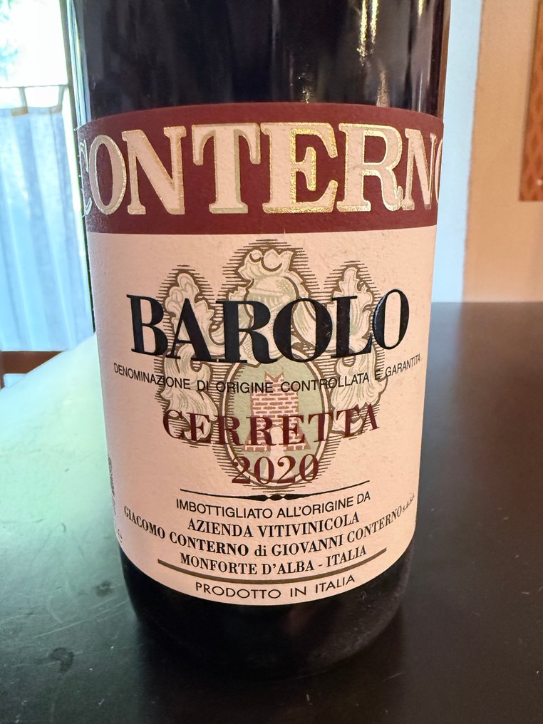 2020 Giacomo Conterno Cerretta - Barolo DOCG - 1 Butelka (0,75 l) #3.2