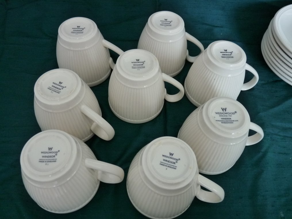 Wedgwood - 咖啡杯具組 (16) - Windsor - 瓷器 #1.0