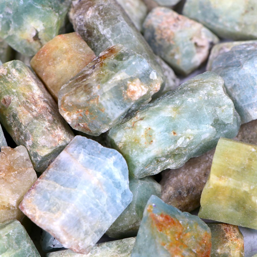 新！ - 海蓝宝石 - 终止晶体 XXL 批发批次- 1 kg #1.0