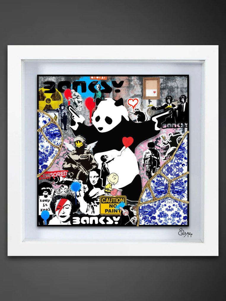 Stéphanie Godann - Banksy Porcelain Fusion #1.0