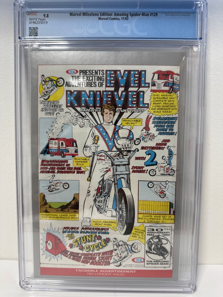 The Amazing Spider-Man #129 - Marvel Milestone 1992 Edition - The Punisher Strikes Twice! - 1st appearance of the Punisher - 1 Graded comic - Genoptryk - 1992 - CGC 9.8 #2.1
