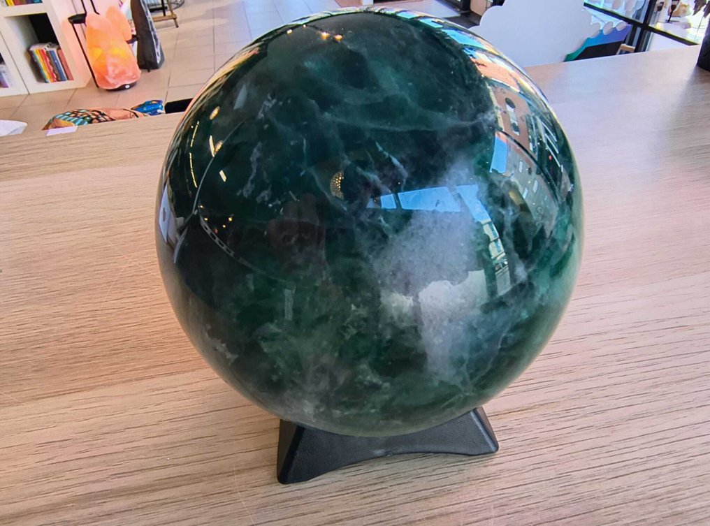 Φθορίτης Σφαίρα - Ύψος: 110 mm - Πλάτος: 110 mm- 2389 g - (1) #1.0