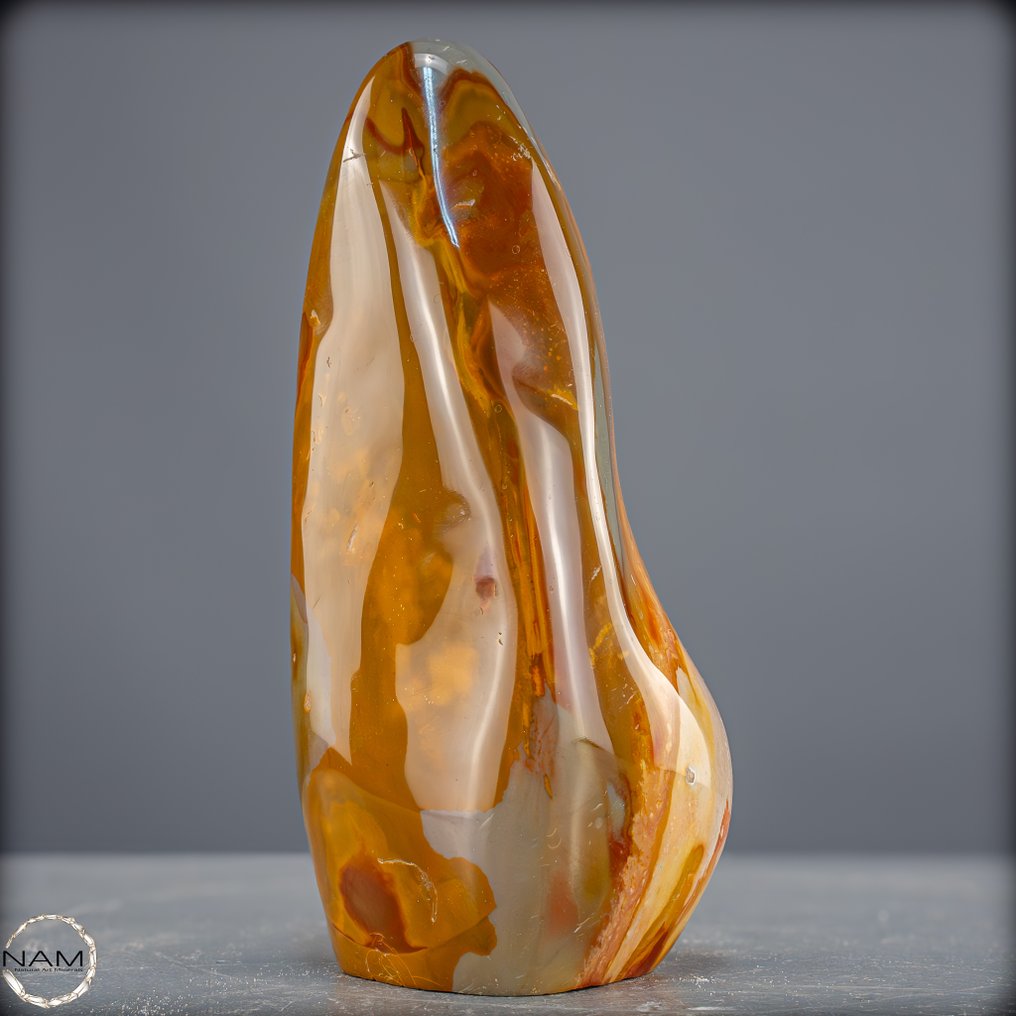 来自马达加斯加的天然多彩斑岩自由形态 地球的颜色之和谐- 1388.95 g #2.1