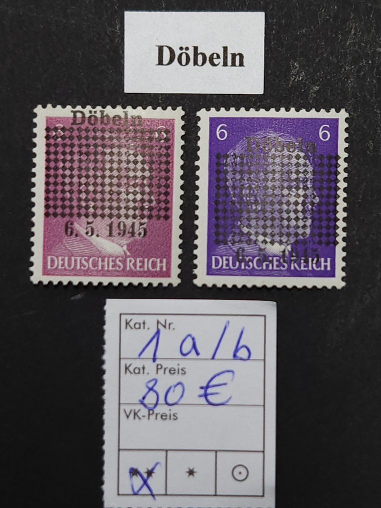 Γερμανία - Τοπικά ταχυδρομεία 1945 - Οι γερμανικές τοπικές εκδόσεις παρτίδων γραμματοσήμων είναι κυρίως αφίπαστες. - Briefmarken Partien #1.0