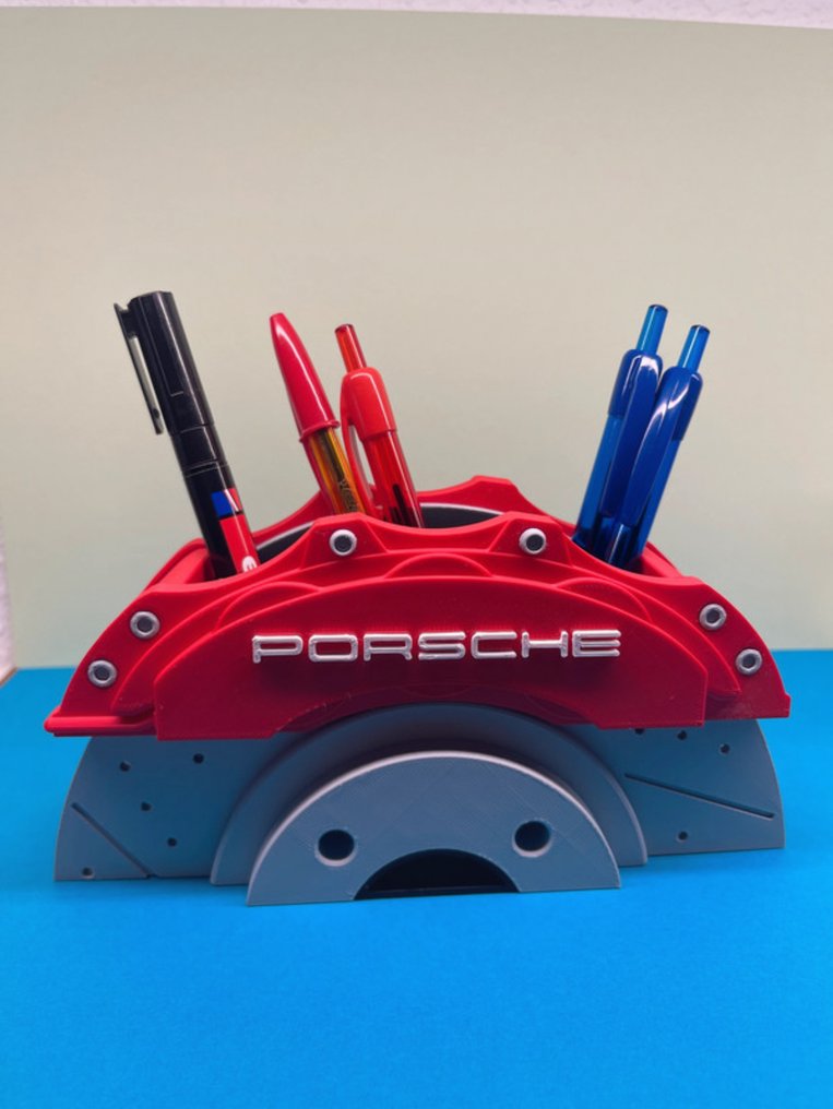 Portapenne unico con disco freno Porsche - Porsche #1.0