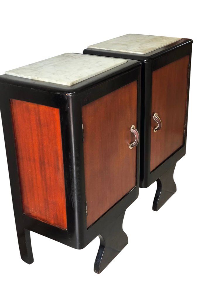 Nattduksbord (2) - Trä, Marmor #3.2