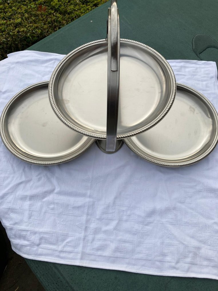 Alessi - Cesto per frutta (2) - acciaio inossidabile - Supporto per torta pieghevole #2.1