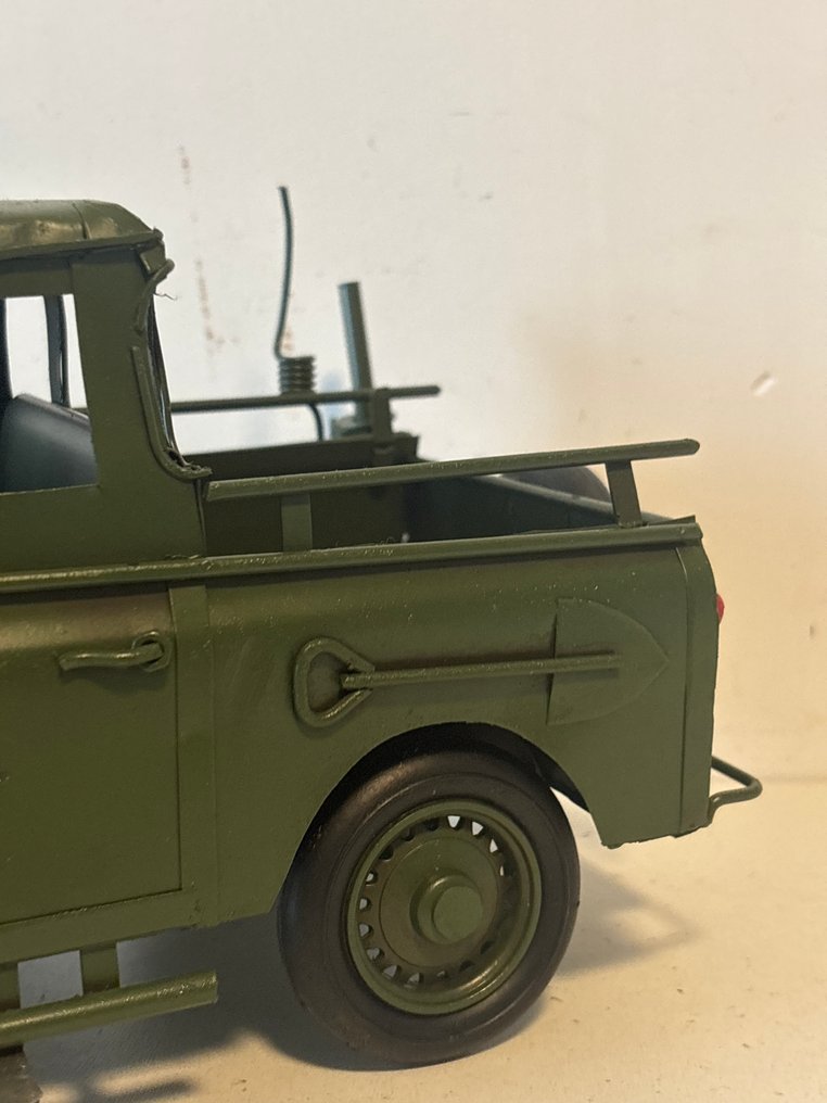 Scultura, Oldtimer jeep - 15.5 cm - Metallo #3.2