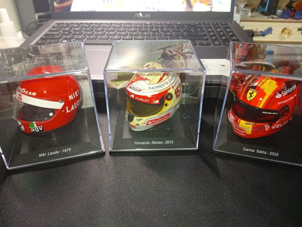 法拉利 - 一級方程式 - Alonso - Sainz - Lauda - Ferrari F1 - 賽車頭盔 #1.0