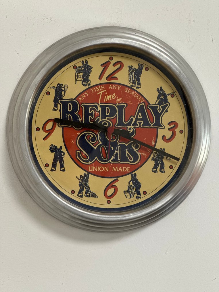 掛鐘 -  Vintage - 鋁 - 1980-1990 - 广告手表 #1.0