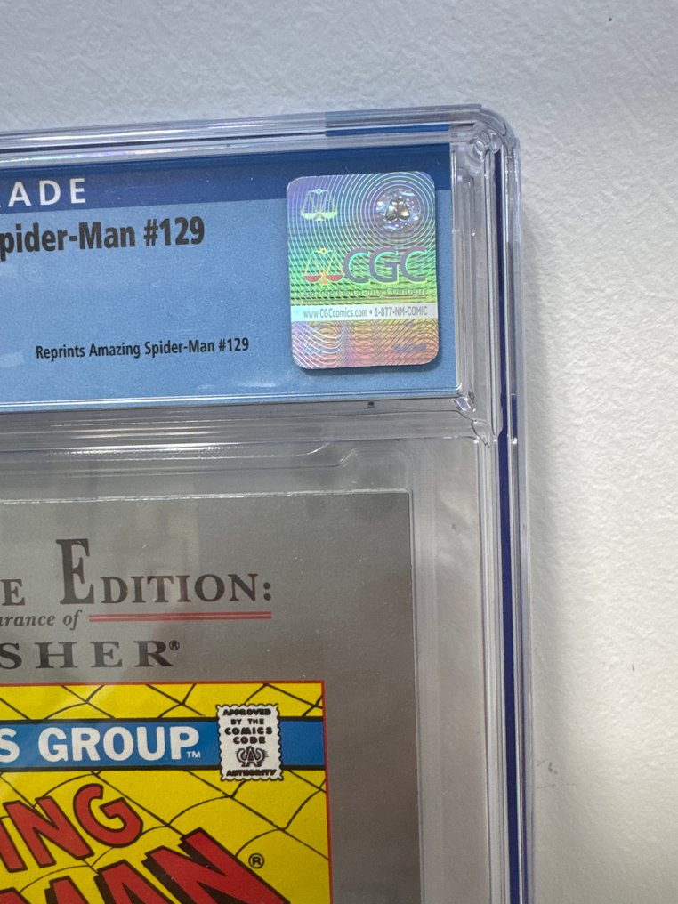 The Amazing Spider-Man #129 - Marvel Milestone 1992 Edition - The Punisher Strikes Twice! - 1st appearance of the Punisher - 1 Graded comic - Genoptryk - 1992 - CGC 9.8 #1.0
