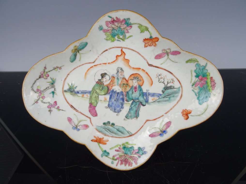 Piatto da portata - Porcellana - Dinastia Qing 1644-1911 #1.0