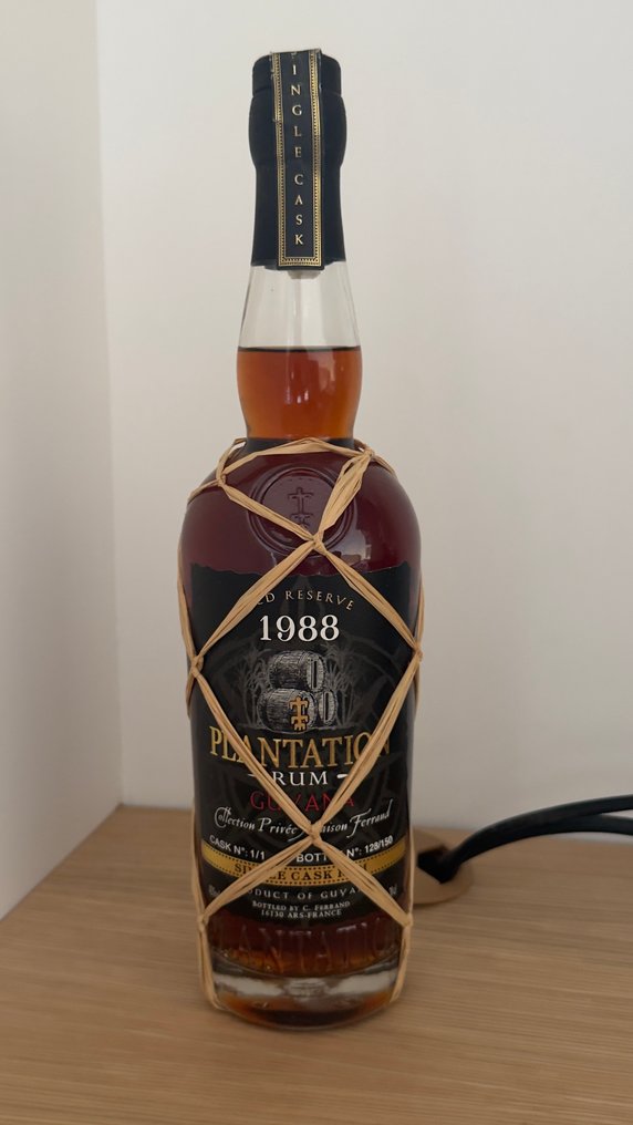 Plantation 1988 - Guyana Single Cask – Old Reserve    - b. 2013  - 70cl #1.0