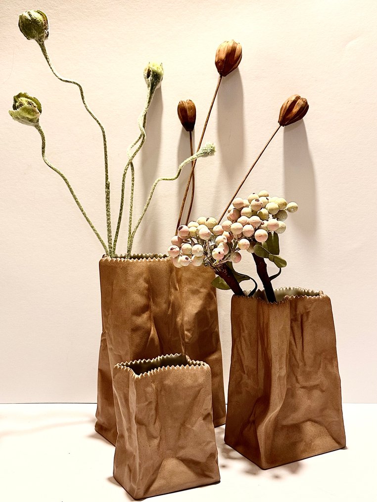 Rosenthal - Tapio Wirkkala - Jarrón (3) -  No ensucies - Biscuit #1.0