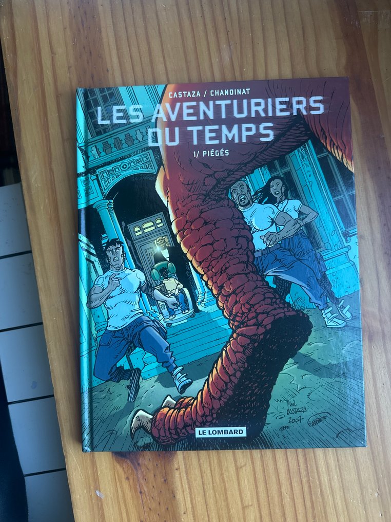 Les Aventuriers du temps T1 + T2 + 2x dédicace - 2x C - 2 Album - Πρώτη έκδοση - 2008/2009 #1.0