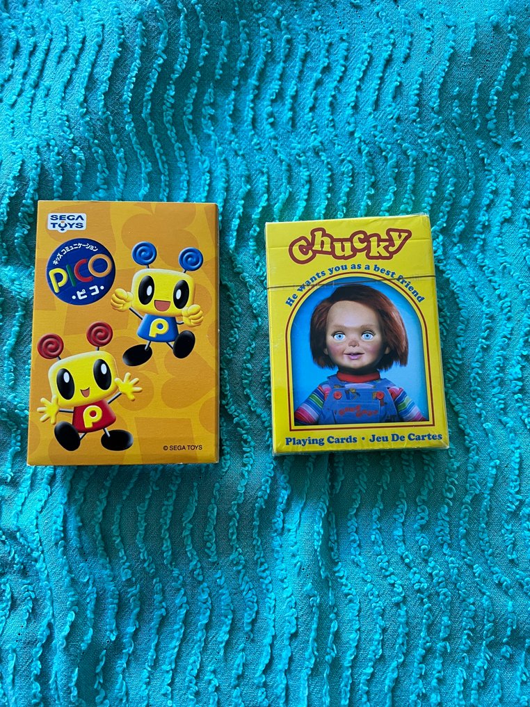 Sega - Pico + Chucky (card game) - Videospil - I original æske #1.0