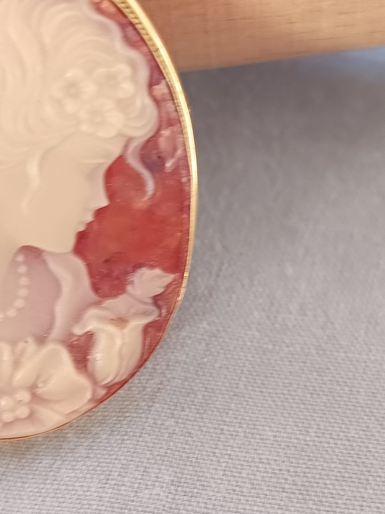 Sans prix de réserve - Camée - 14 carats Or jaune Cornaline #4.3
