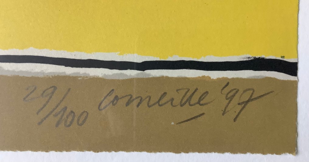 Corneille (1922-2010) - Au Soleil avec Oiseau et chat #4.3