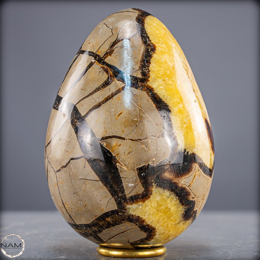 Fascinating Septarien Egg The magic of prehistoric shapes and colors- 2078.65 g #2.1