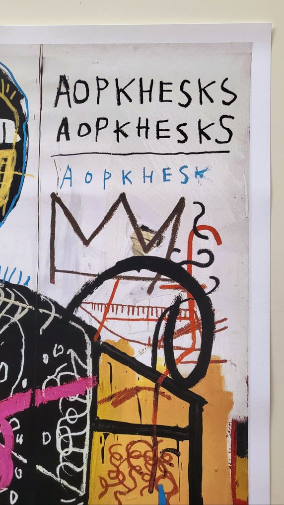 Jean-Michel Basquiat - Versus Medici - Lata 80. #3.2