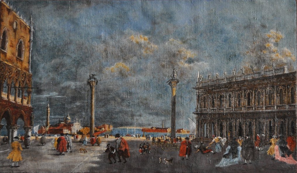 Italienische Schule (XX) - Piazza San Marco, Venezia #1.0