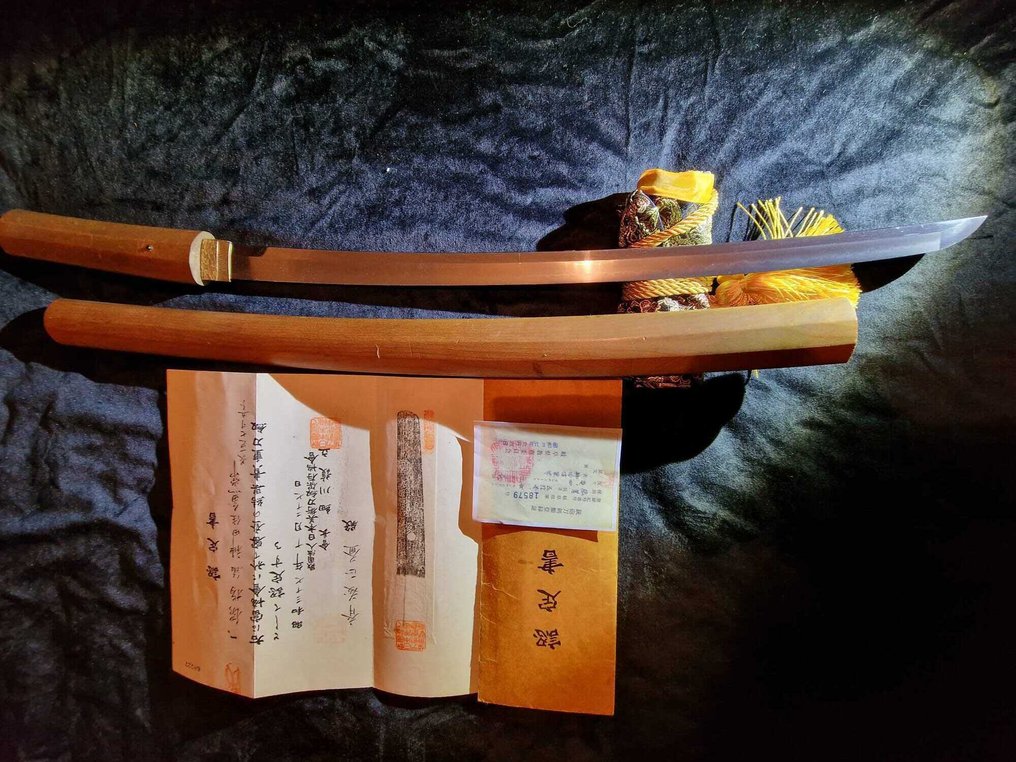 武士刀 - 古董1700年前的日本脇差刀，真刀，原装签名：神田住兼常（Kanda ju Kanetsune），NBTHK - 日本 - 江戶時代（1600-1868） #2.1