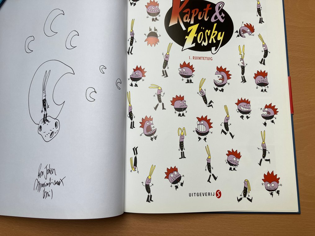 Kaput & Zösky - Ruimtetuig - opdrachttekening - 1 Album - Ensipainos - 2003 #1.0