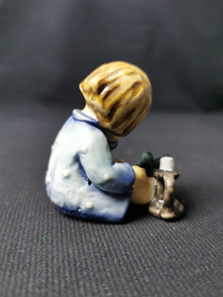 小雕像, Vintage Hummel Goebel - Statuetta "" #43 TMK6 - 7 cm - 瓷器 #2.1