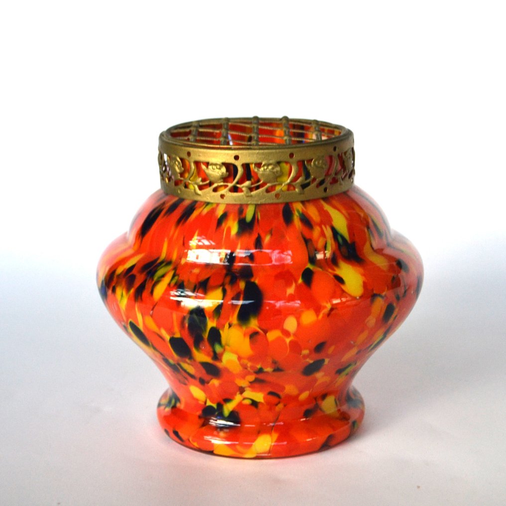 Vase  - Glass, Brass #2.1