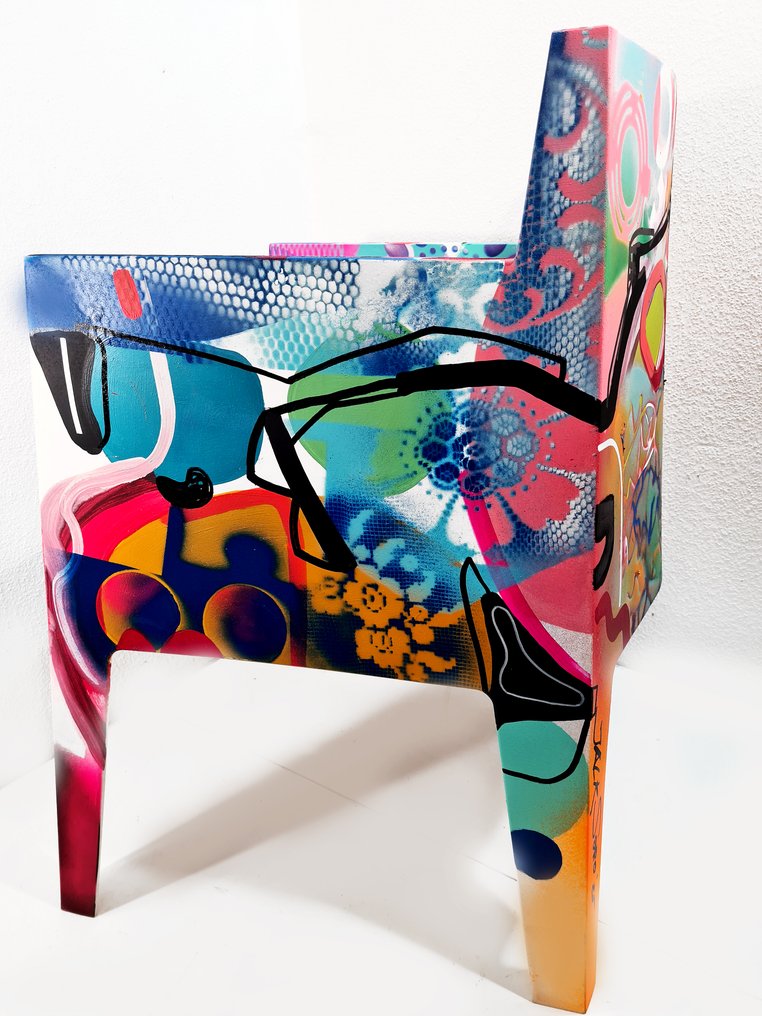 Driade - Philippe Starck - Fauteuil - Art object by Jack Soro - mixed media #2.1