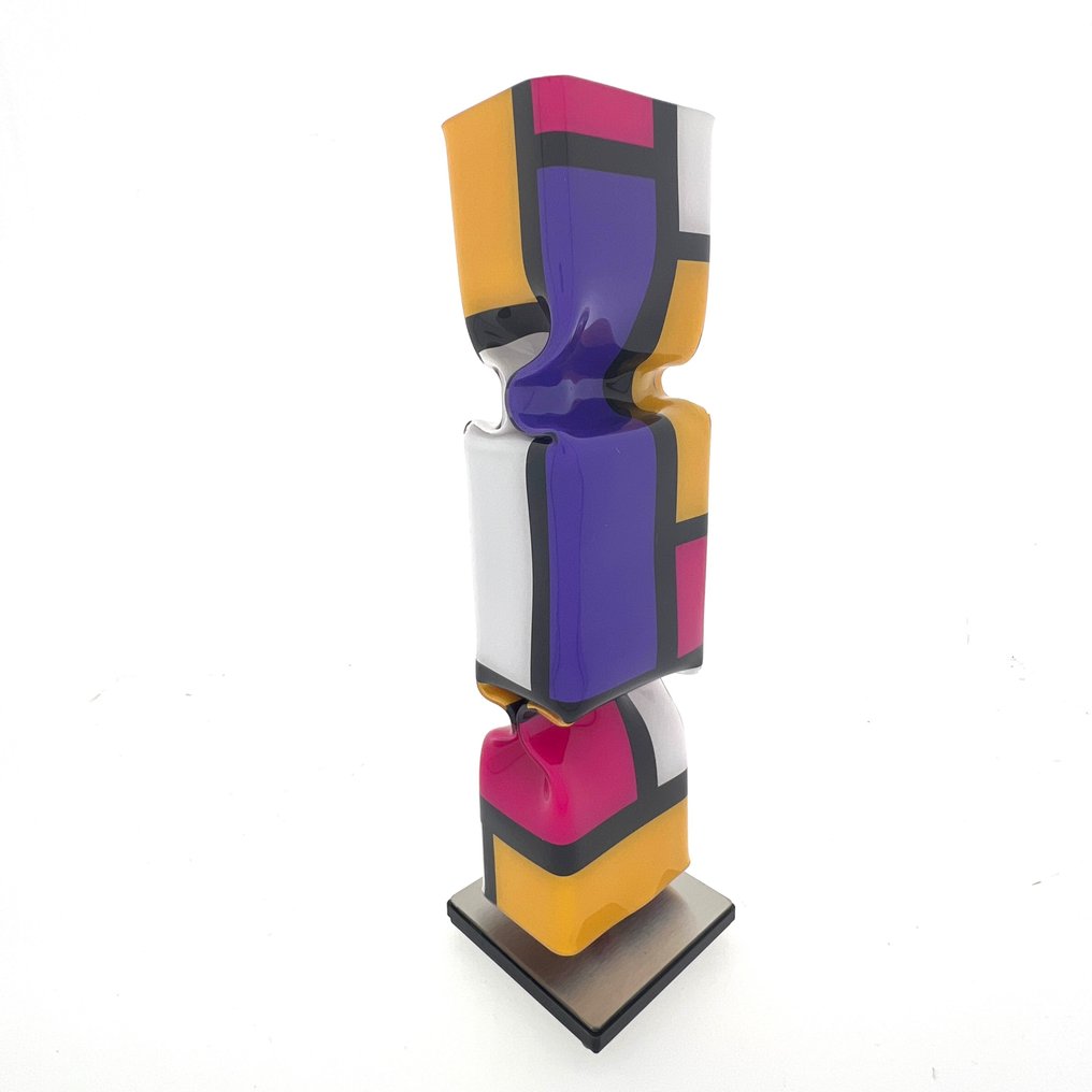 Ad van Hassel (1953) - Luxury Art Candy Toffee - Mondriaan #2.1