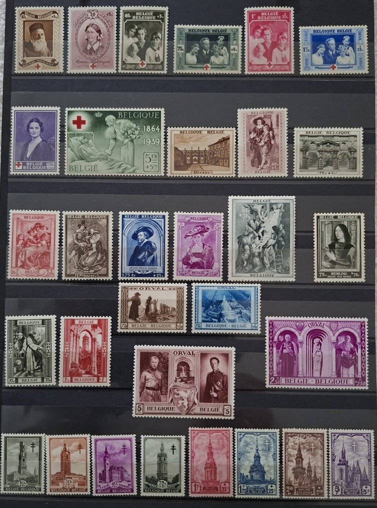Βέλγιο 1939 - Ολόκληρη η χρονιά - OBP/COB 496-526 #1.0
