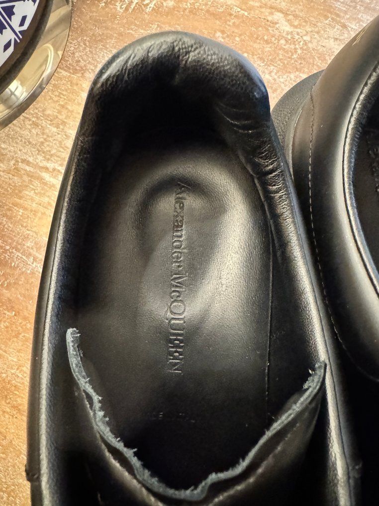 Alexander McQueen - Oversized Black - Baskets basses - Taille : EU 44 #1.0