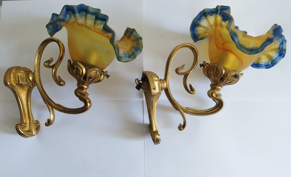 Verrerie de Vianne - Vianne - Wall sconce (2) - pâte de verre #3.2