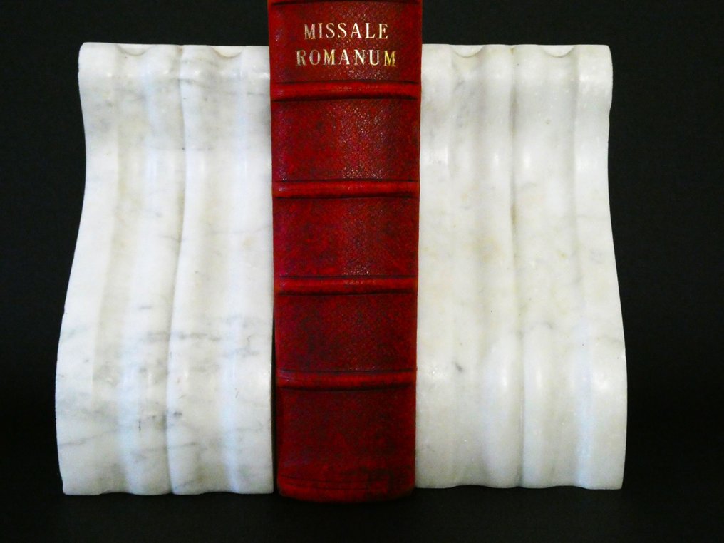 书挡 (2) - 精美的重型书挡壁架，大理石装饰品 - 大理石 - Boekensteun Console #1.0