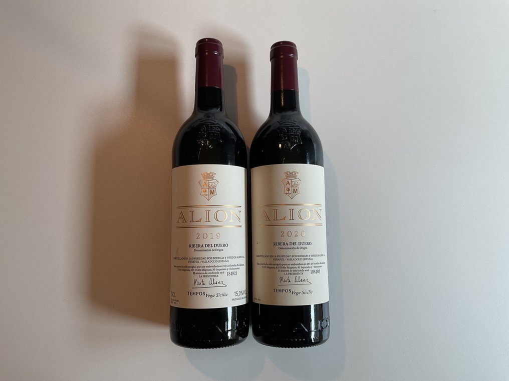 2019 & 2020 Tempos Vega Sicilia, Alion - Ribera del Duero - 2 Flasker (0,75 L) #1.0