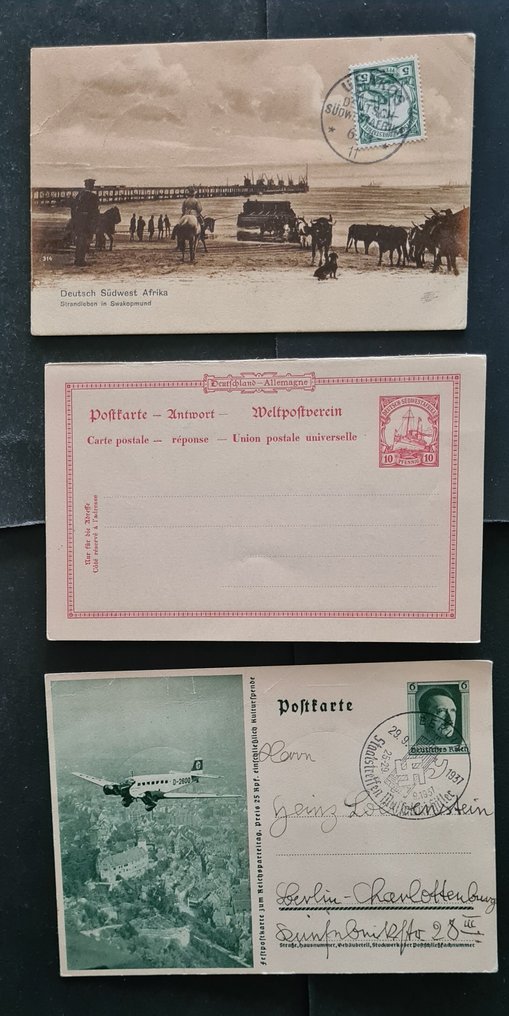 德国 - 本地邮政区  - 关于Levanten占领期间邮票批次的调查，包括偏差等问题……共21张照片。 #1.0