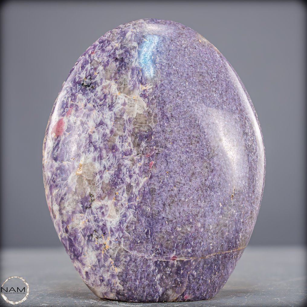 Formă liberă unică de Lepidolith/Einhornstein – Armonie, blândețe și forță interioară- 1600.15 g #4.3