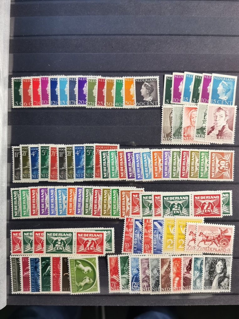 荷兰 1940/2001 - 新鲜库存在3个Davo/Importa插页相册中 #3.2