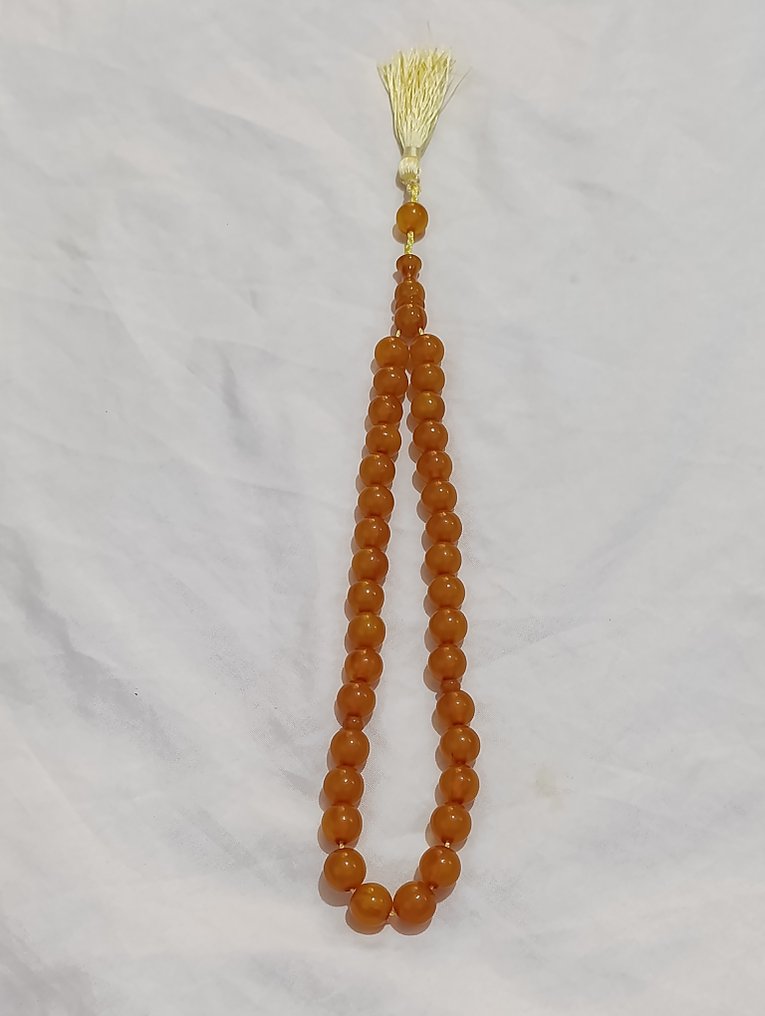  Chapelet - Ambre - 1970-1980 - Chapelet rare  #1.0