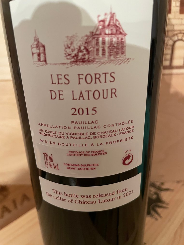2015 Les Forts de Latour, 2nd wine of Ch. Latour - Pauillac - 1 Î¦Î¹Î¬Î»Î· (0,75L) #4.3