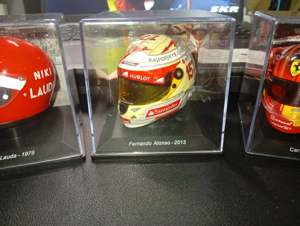 法拉利 - 一級方程式 - Alonso - Sainz - Lauda - Ferrari F1 - 賽車頭盔 #1.0