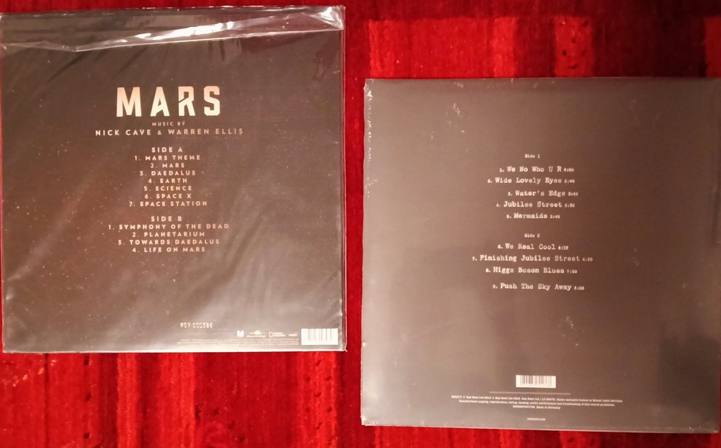 Nick Cave & The Bad Seeds, Nick Cave & Warren Ellis - Push The Sky Away  /  Mars (limited numbered edition) - Différents titres - Albums LP (plusieurs articles) - 180 grammes, Vinyle de couleur - 2013 #4.3